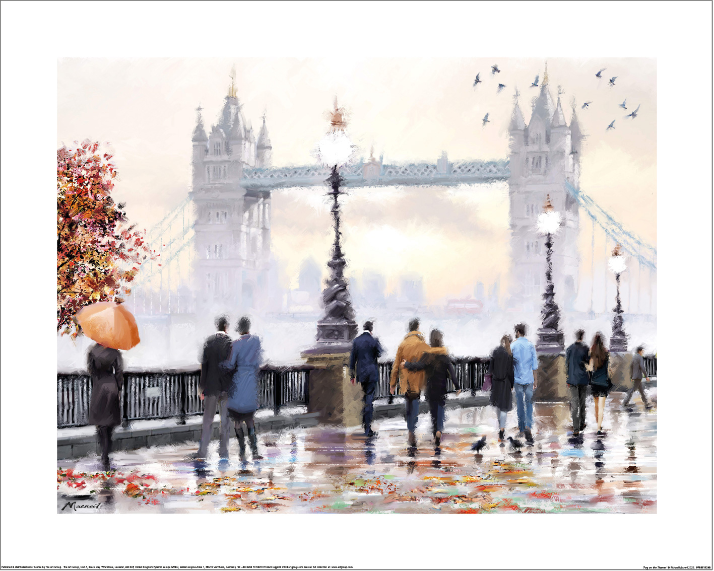 Richard Macneil (Fog on the Thames) Art Prints