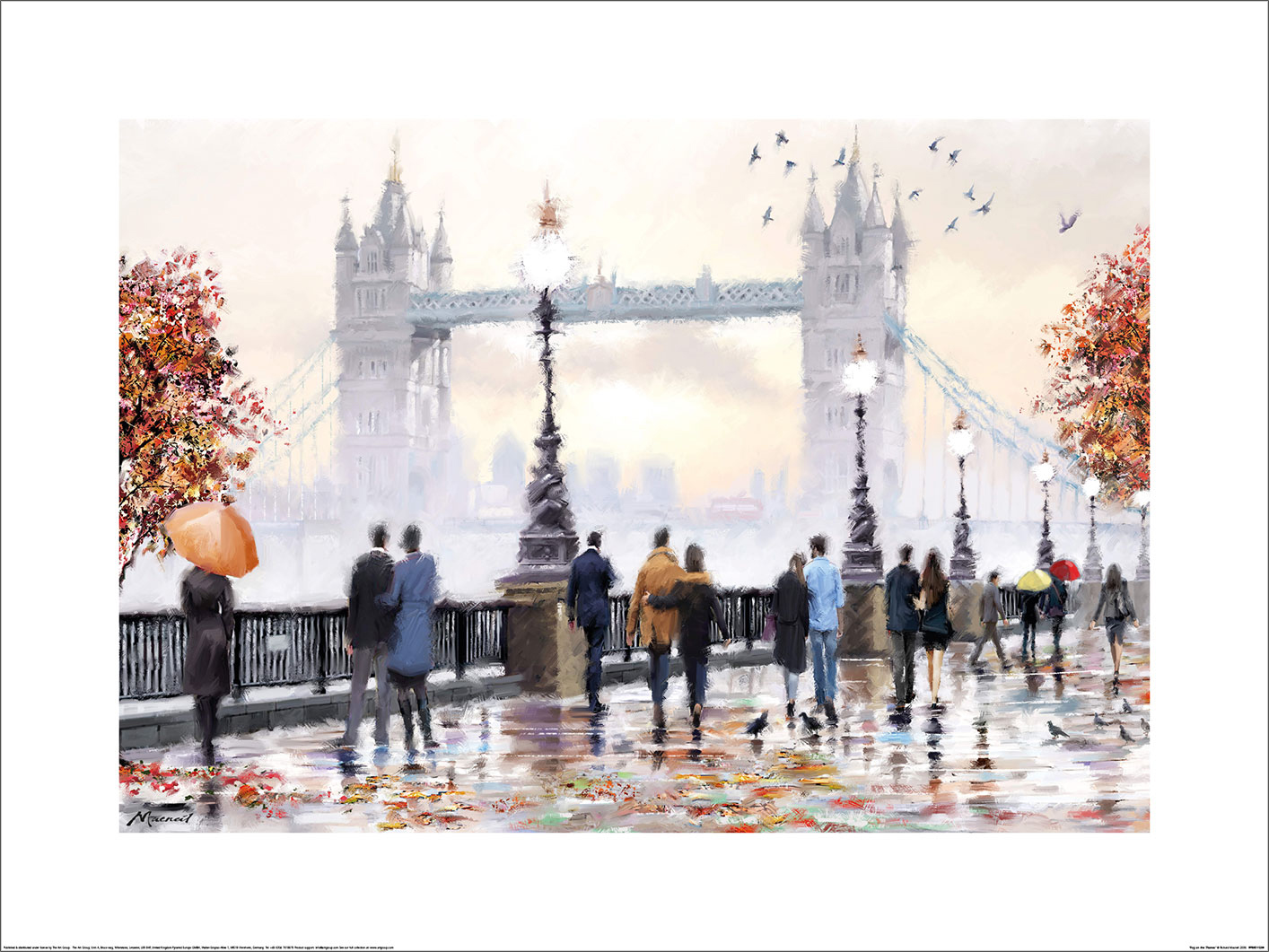 Richard Macneil (Fog on the Thames) Art Prints