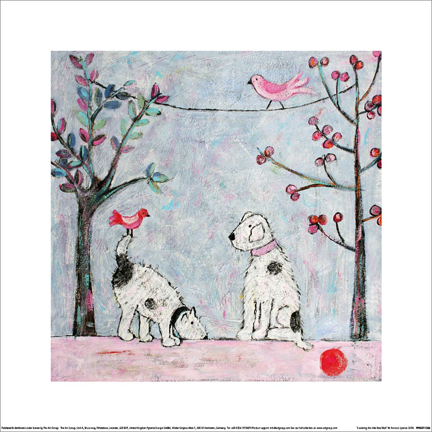 Annora Spence (Looking for the Red Ball) Art Print