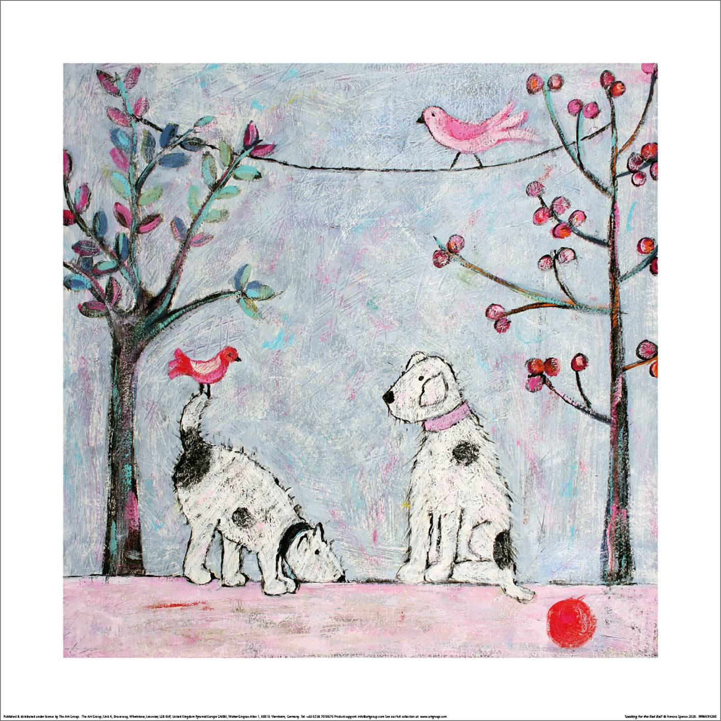 Annora Spence (Looking for the Red Ball) Art Print