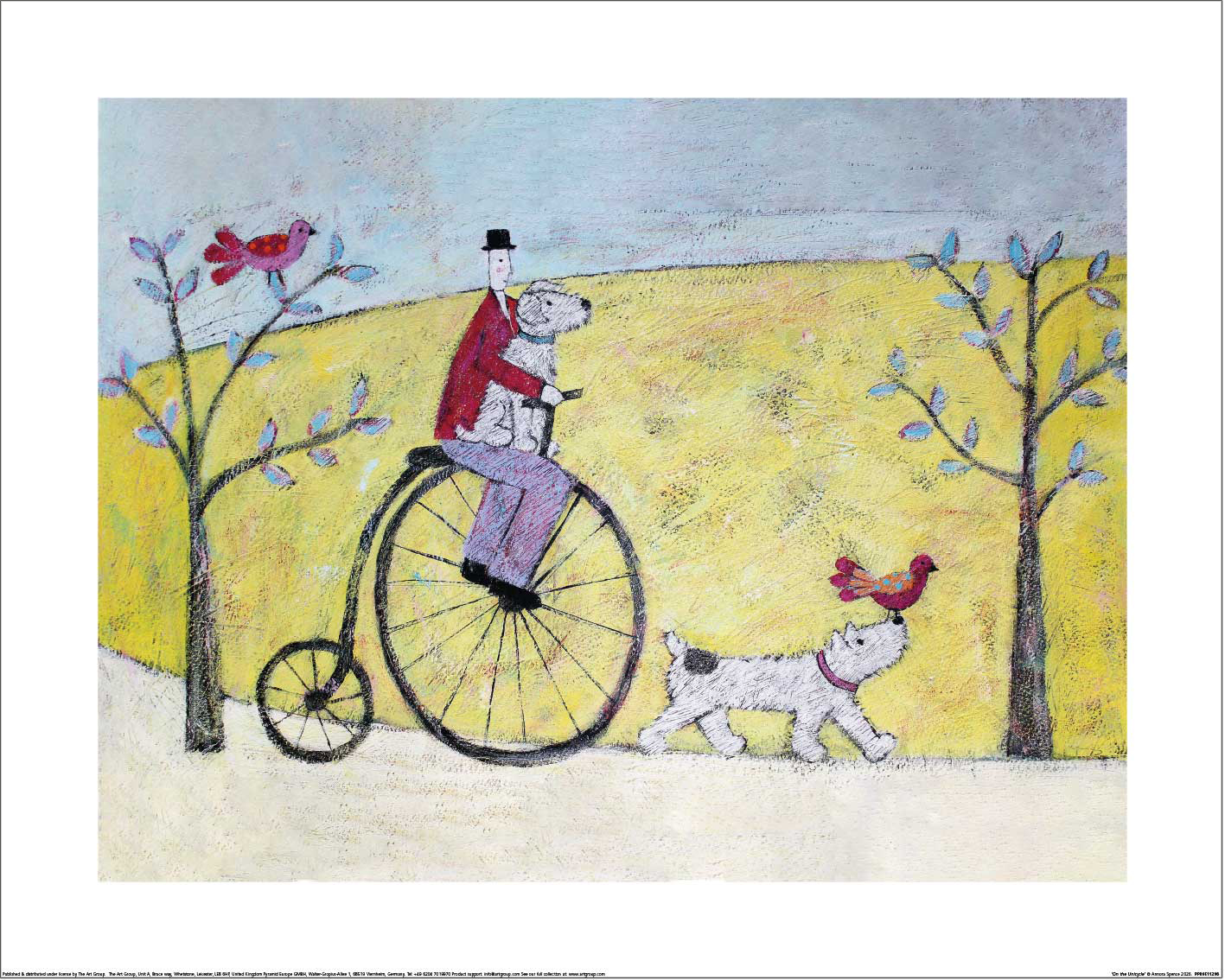 Annora Spence (On the Unicycle) Art Print