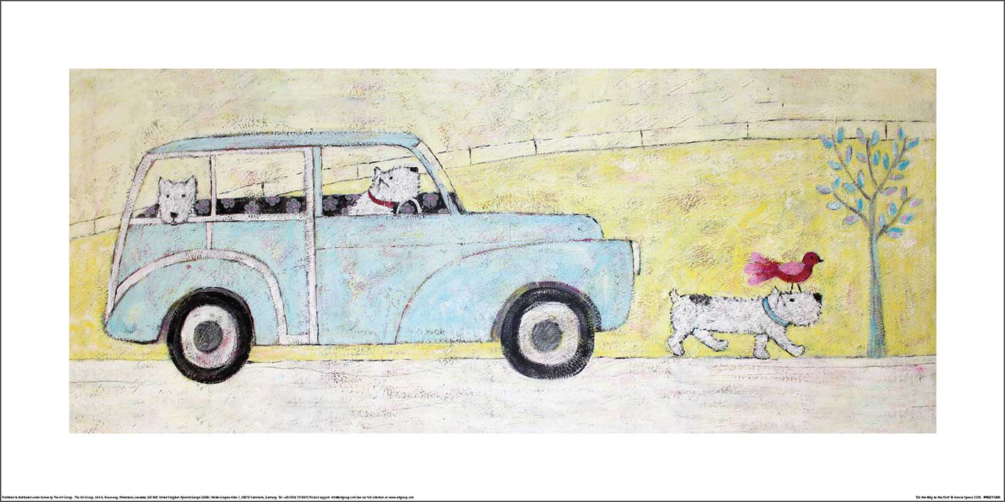 Annora Spence (On the Way to the Park) Art Print
