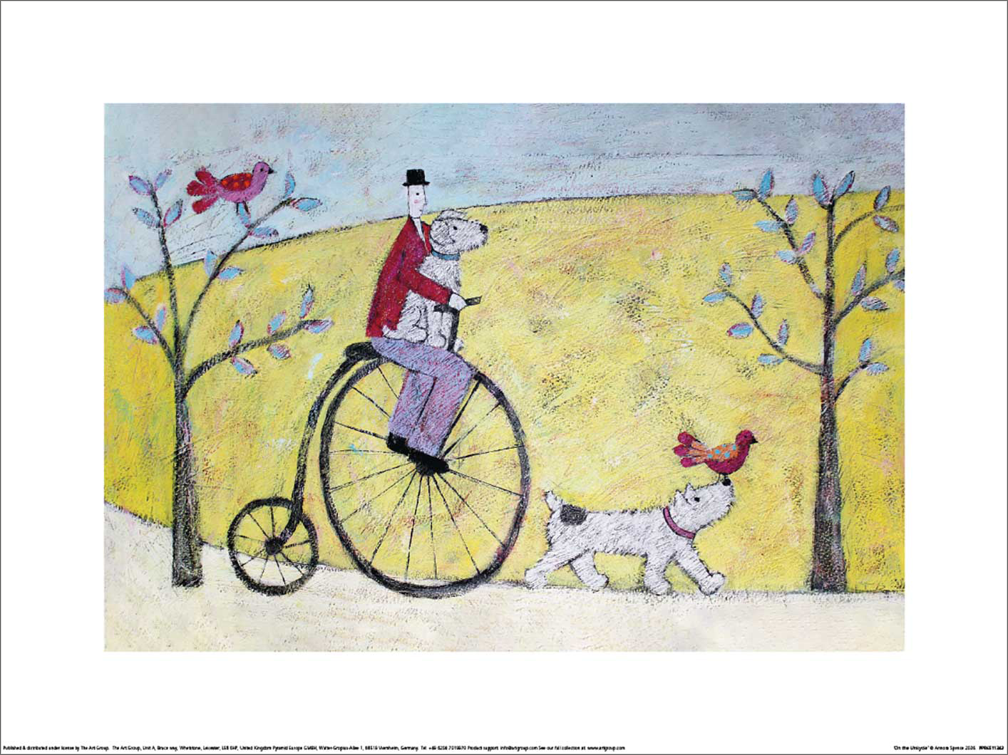Annora Spence (On the Unicycle) Art Print
