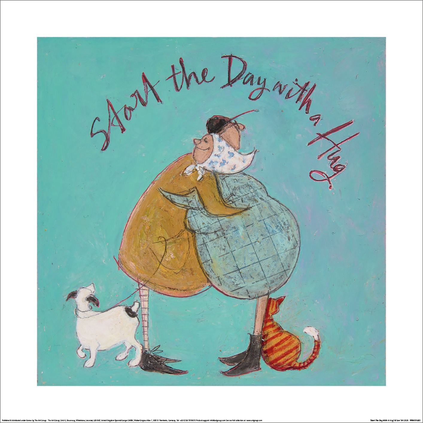 Sam Toft (Start the Day with a Hug) Art Print