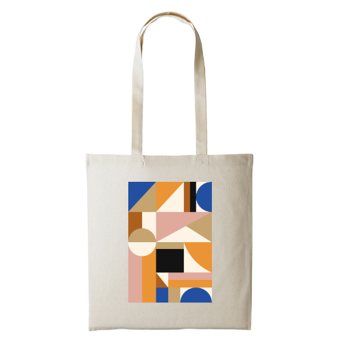 Geometric tote store bag designer