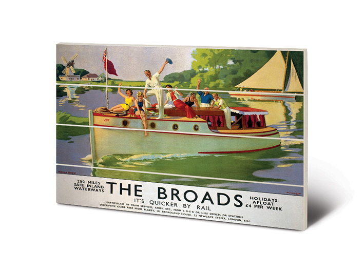 Norfolk Broads Wood Prints