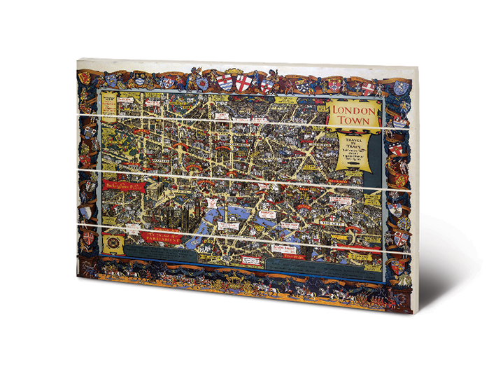 London (5) Wood Prints