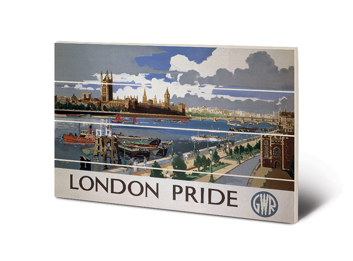 London (11) Wood Prints