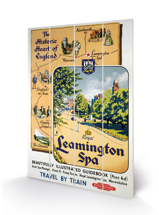 Leamington Spa Wood Print