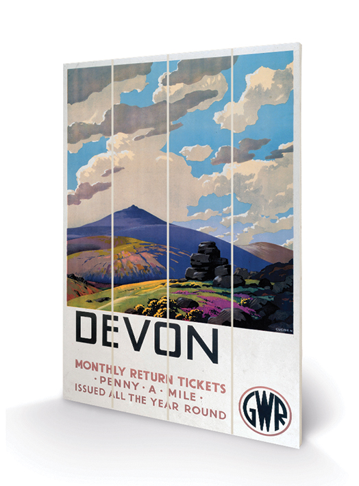Devon (2) Wood Print