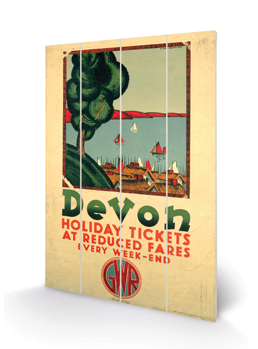 Devon (7) Wood Print