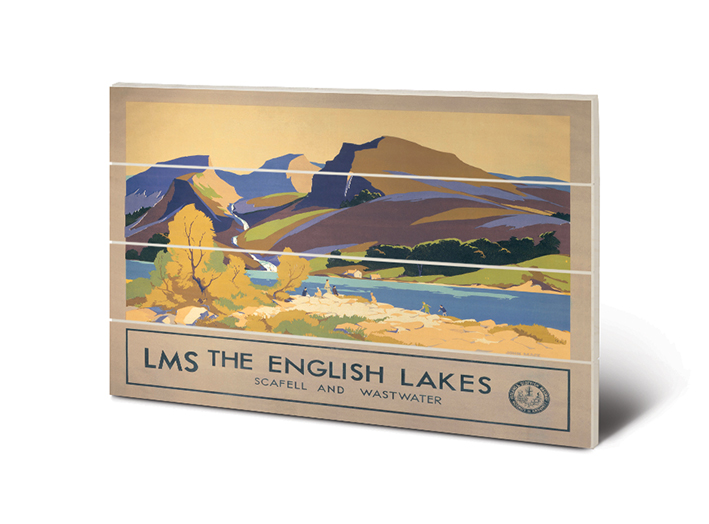 The English Lakes (2) Wood Print