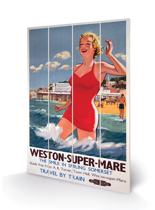 WestonSuperMare (2) Wood Print The Art Group