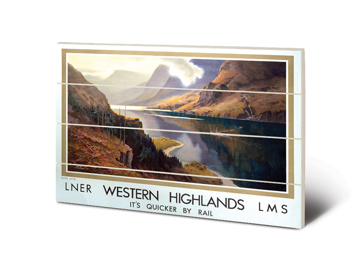 Western Highlands (1) Wood Print