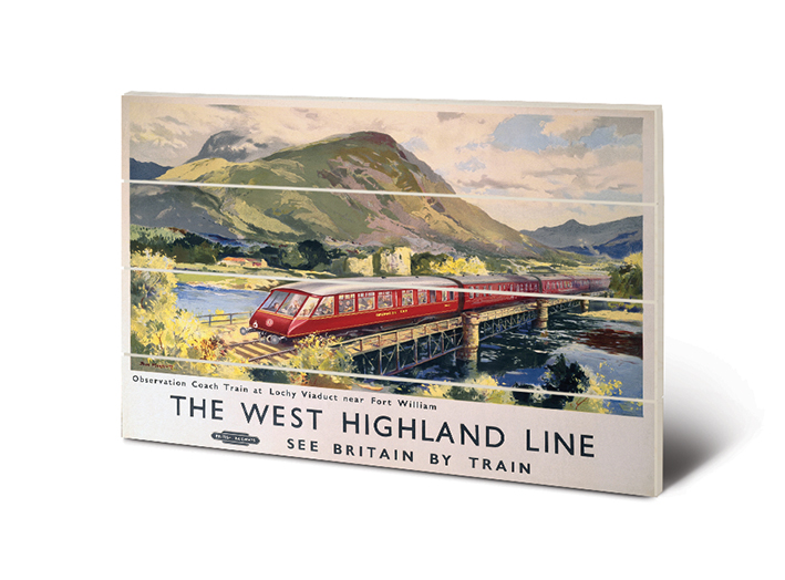The West Highland Line Wood Print