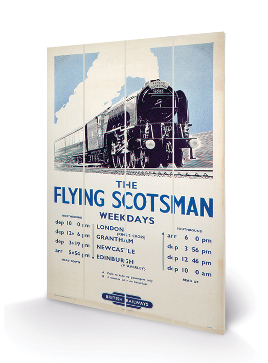 The Flying Scotsman (2) Wood Print