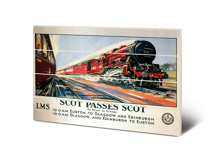 Scot Passes Scot Wood Print
