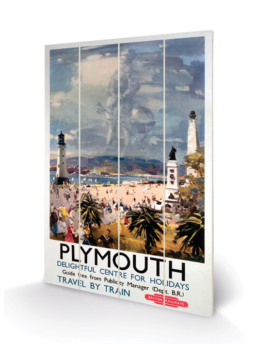 Plymouth (1) Wood Print
