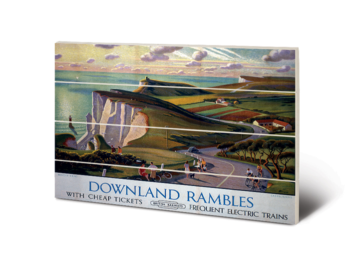 Downland Rambles Wood Print