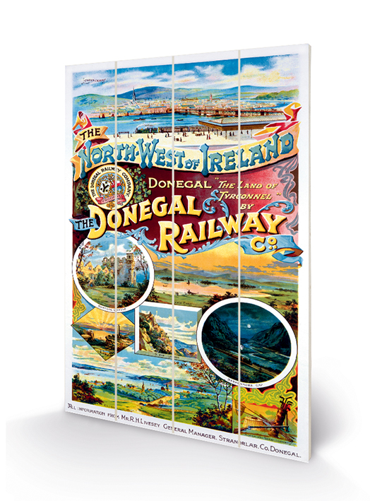 Donegal Railway Wood Print