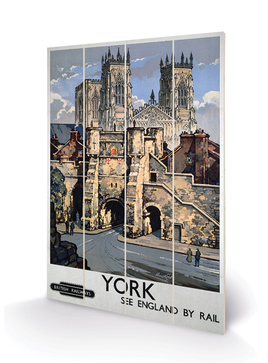 York (3) Wood Print