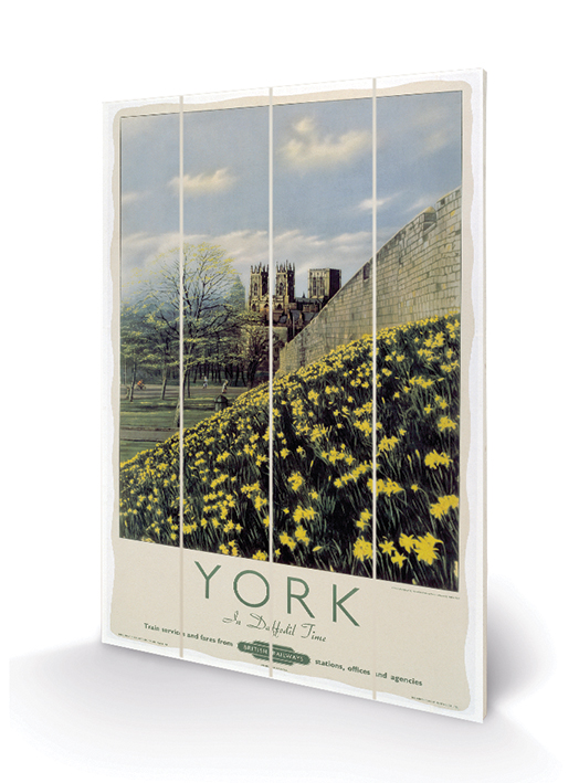 York (4) Wood Print