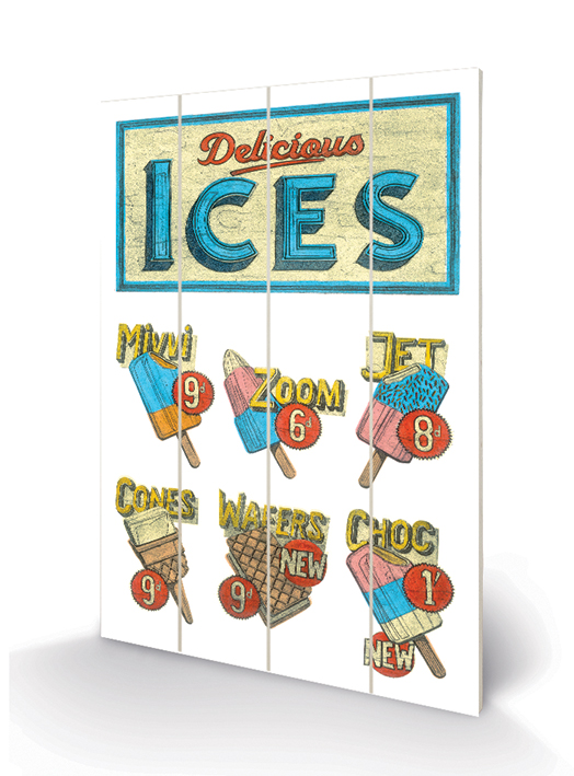 Barry Goodman (Delicious Ices) Wood Prints