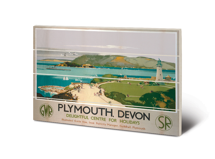 Plymouth (3) Wood Prints