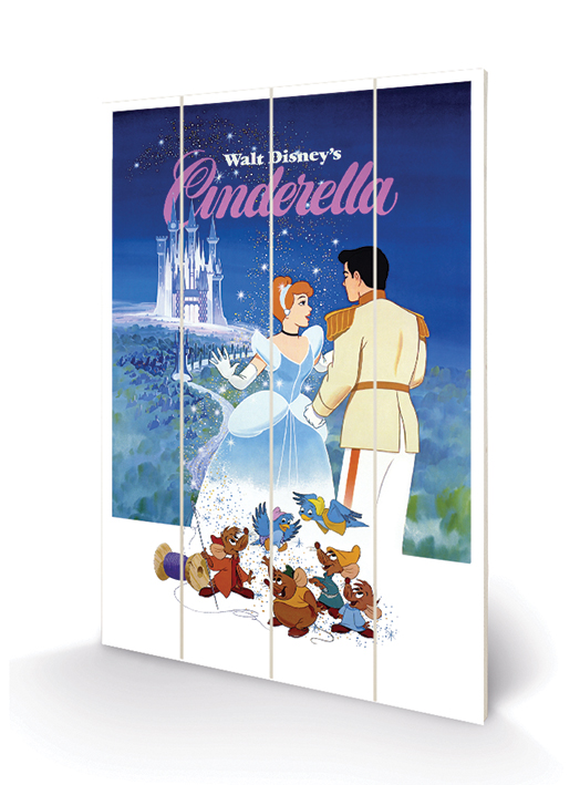 Cinderella Wood Print