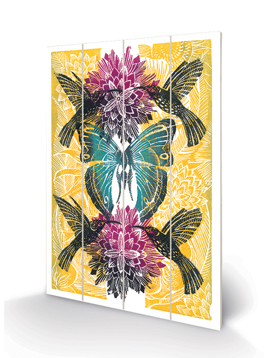 Amanda Colville (Hummingbirds) Wood Prints