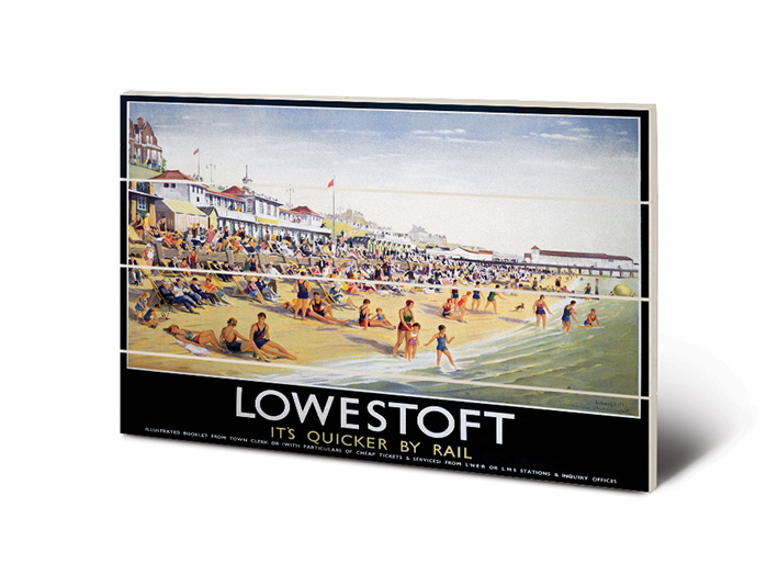 Lowestoft (Beach) Wood Print