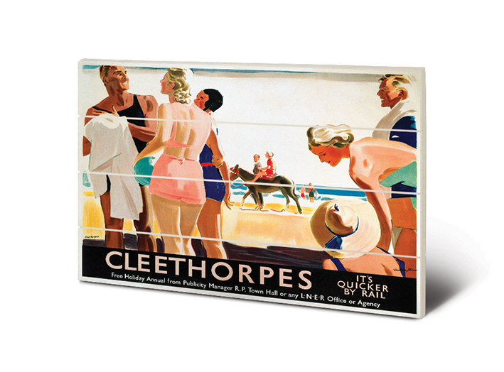 Cleethorpes (Donkey Ride) Wood Prints