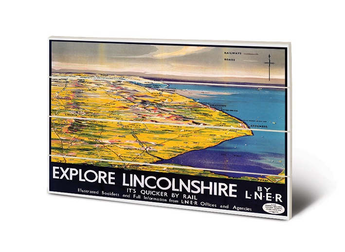 Lincolnshire (Explore by Montague B Black) Wood Prints
