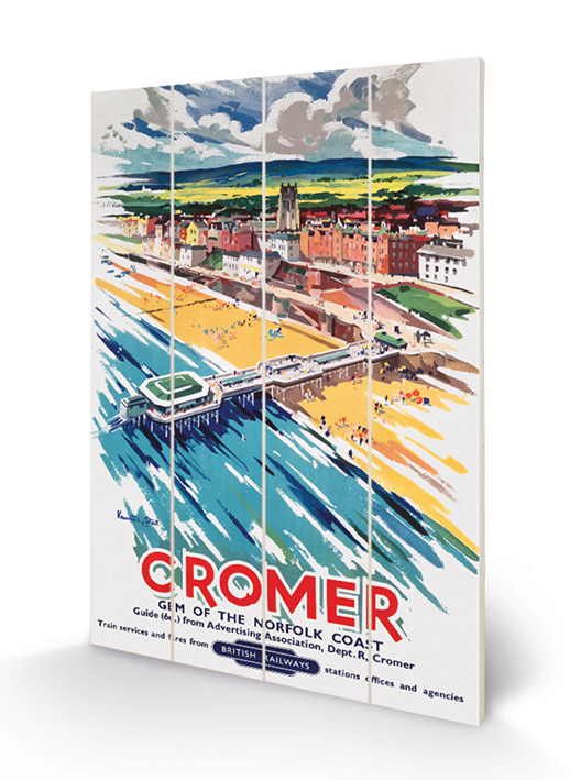 Cromer (Pier by Kenneth Steel) Wood Print