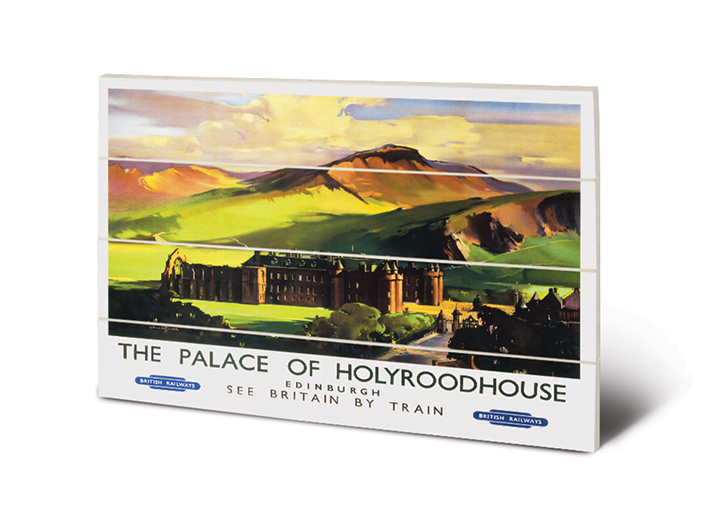 Edinburgh (The Palace of Holyroodhouse Claude Buckle) Wood Prints