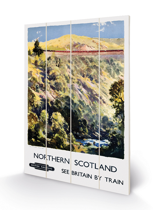 Northern Scotland (by Jack Merriott) Wood Prints