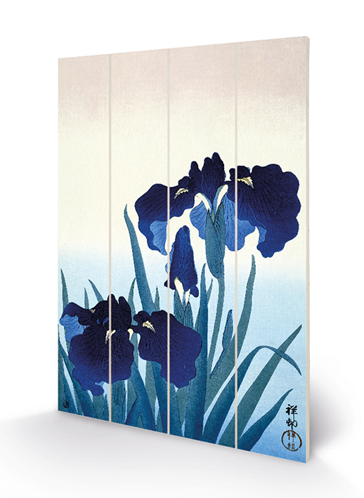 Happy Birthday Karte Mit Vintage-Iris-Motiv – Blanko Innen, 17,5x12,5 Cm, Inkl. Umschlag