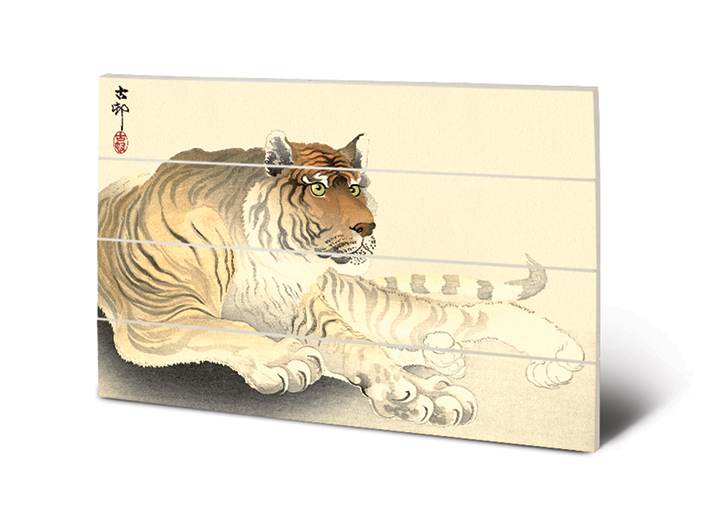Ohara Koson (Tiger) Wood Prints