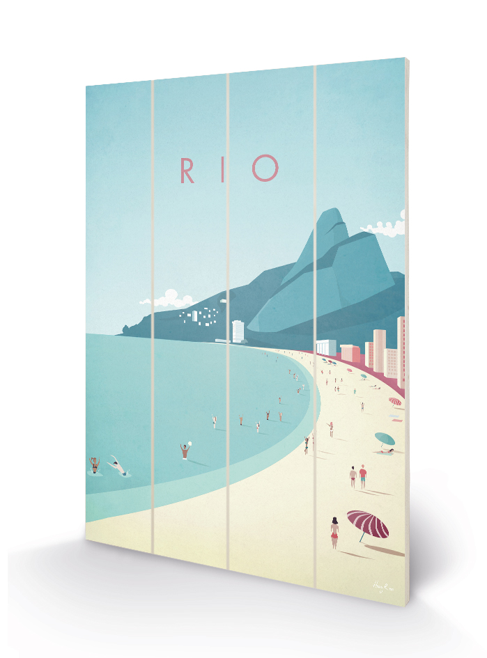 Henry Rivers (Rio) Wood Print