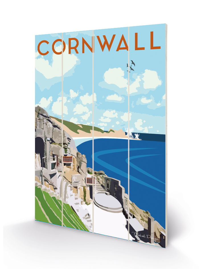 MOKOH (Cornwall) Wood Print