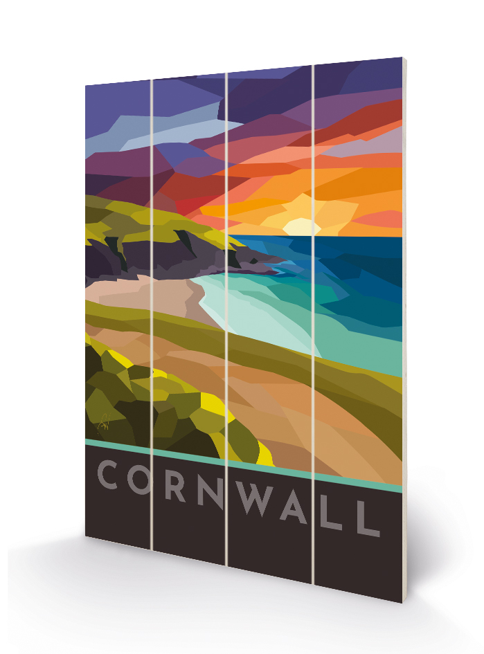 Westley (Cornwall Stained Glass) Mounted Print The Art Group