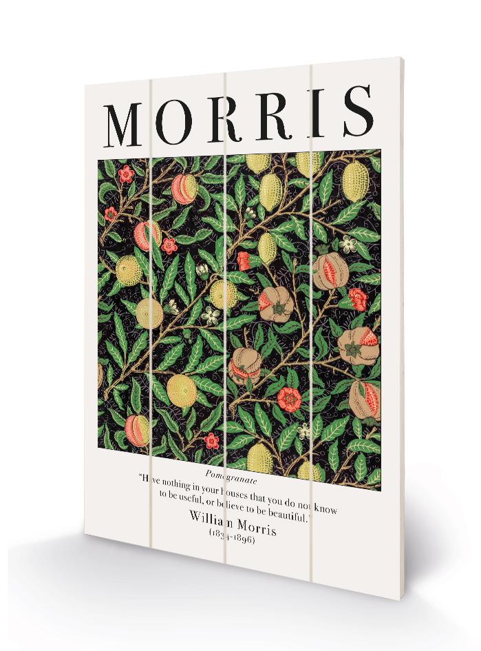 William Morris (Pomegranate) Wood Prints