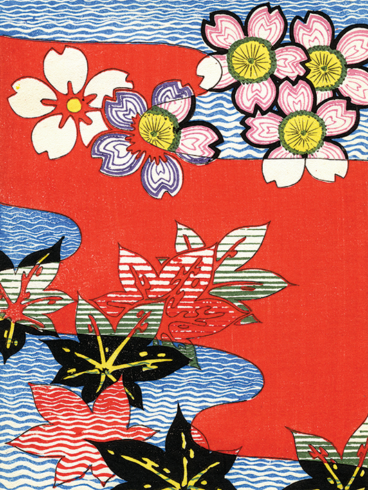 Piddix (Vintage Japanese Flowers) Canvas Print