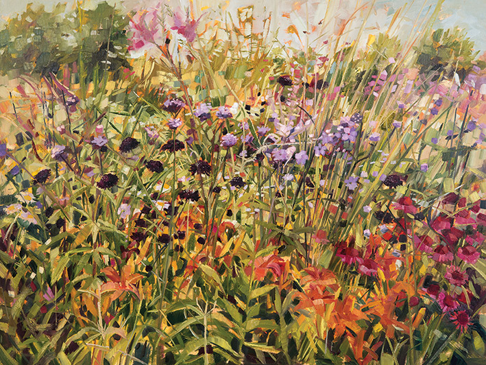 Anne-Marie Butlin (Field with Lillies) Canvas Print | The Art Group
