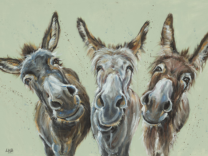 Louise Brown (Wise Asses) Canvas Prints