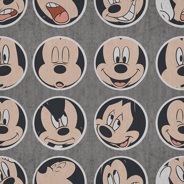 Mickey Mouse (Cirlced) Canvas Print