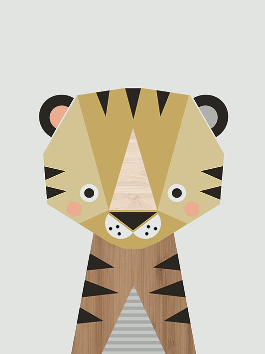Little Design Haus (Tiger) Canvas Prints