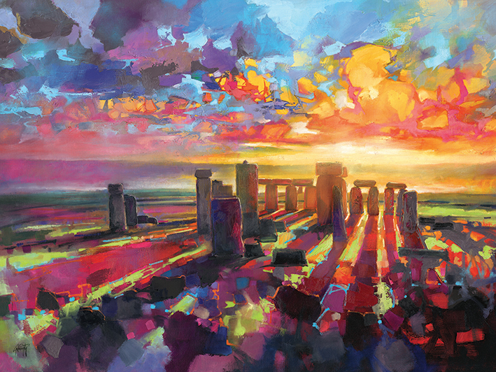 Scott Naismith (Stonehenge Equinox) Canvas Prints
