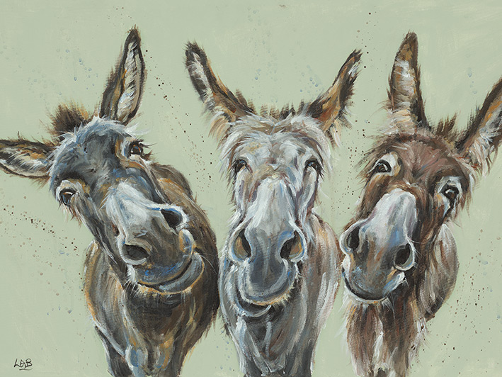 Louise Brown (Wise Asses) Canvas Prints