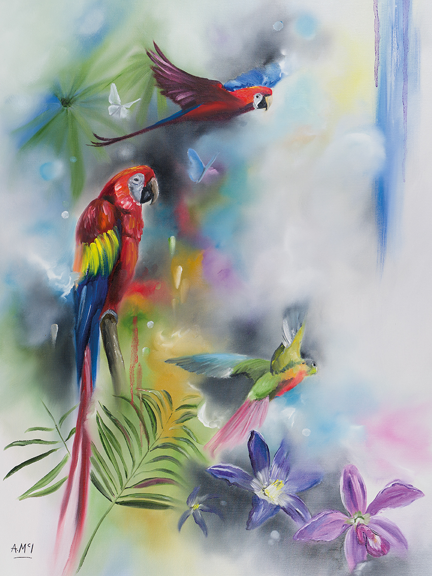 Alison McIlkenny (Tropical Beauty) Canvas Prints